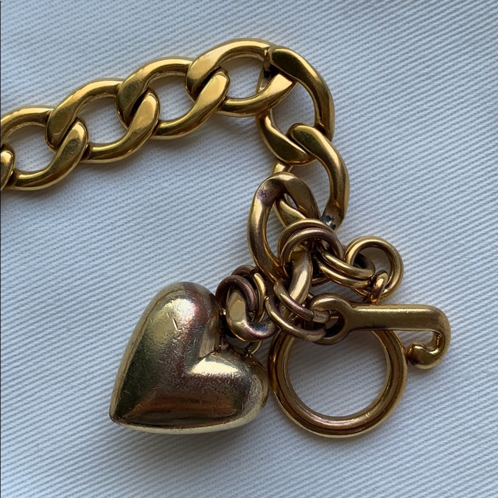 Vintage Juicy Couture Gold tone chain Bracelet - Picture 4 of 5